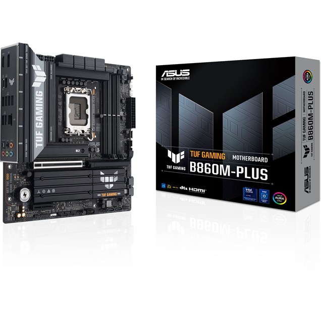 ASUS TUF Gaming B860M-Plus mATX Motherboard for Intel LGA1851 CPUs